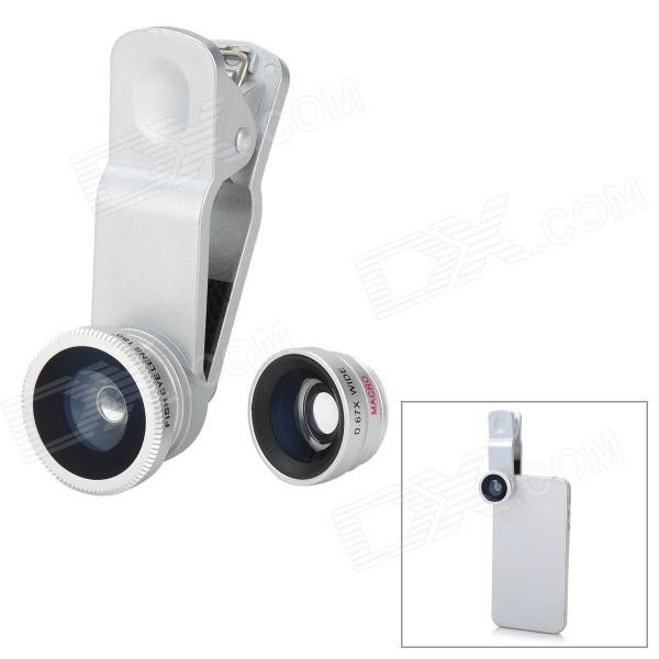 Универсальный объектив 3 в 1 Universal Clip Lens LQ-001 (Суперкачество) - фото 5 - id-p70125343