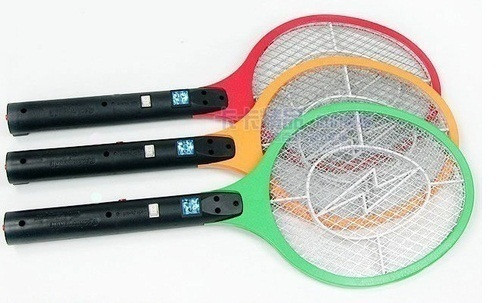 Мухобойка для насекомых электрическая (Mosquito Swatter) (от зарядки и от батареек) - фото 3 - id-p70125389