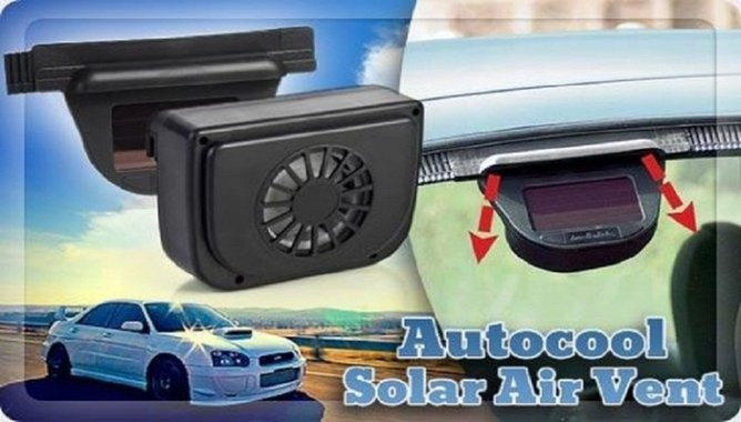 Solar Powered Auto Cool Fan вентилятор на солнечной батарее в автомобиль - фото 5 - id-p70125627