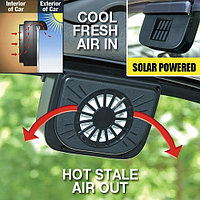 Solar Powered Auto Cool Fan вентилятор на солнечной батарее в автомобиль