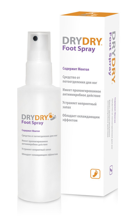 DRY DRY Foot Spray - фото 2 - id-p70125643