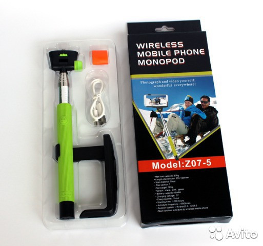 Монопод Selfie Stick Z 07- 5 . ( bluetooth ) - фото 2 - id-p70125664