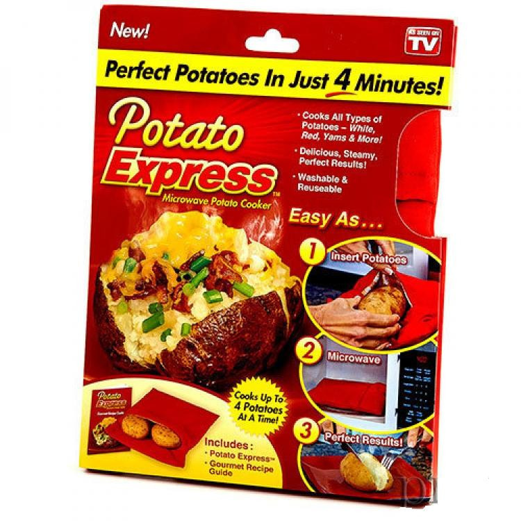 Мешок экспресс-картошка для запекания в свч за 4 мин.