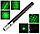 Лазерная указка Green Laser Pointer с 5 насадками, фото 2