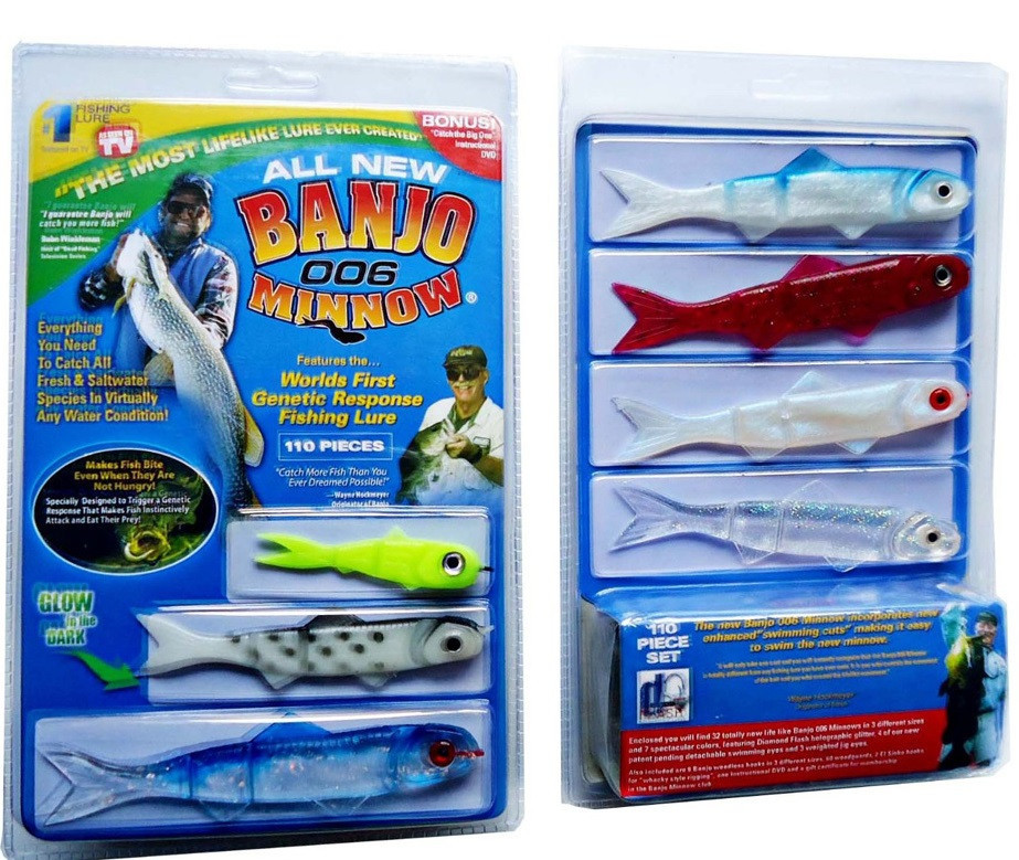 Набор для рыбалки Мечта Рыбака 006 "Banjo Minnow 006" (110 предметов) - фото 2 - id-p70126397