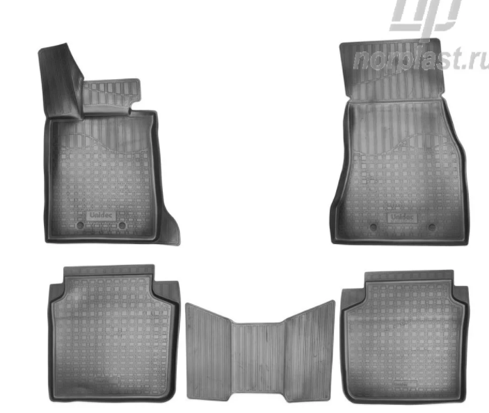 Коврики салонные для BMW 7 (2015) (G12) (long) 3D компл - фото 2 - id-p70133352