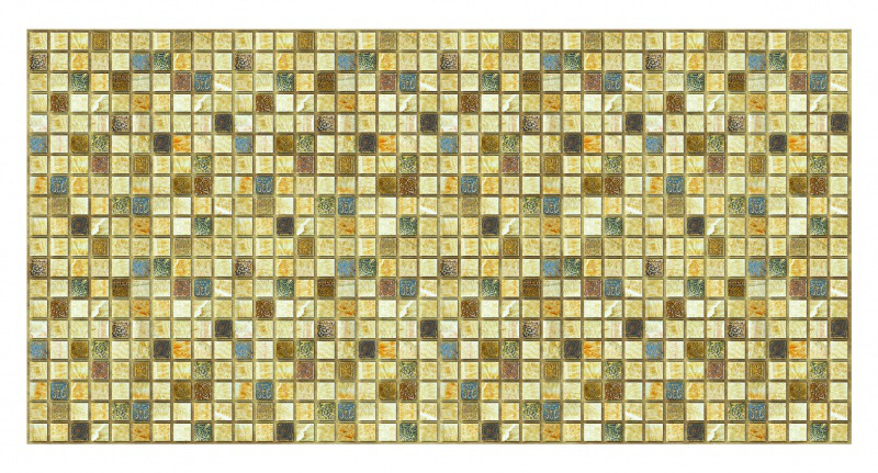 Декоративная панель ПВХ Артдекарт Мозаика Марракеш 955 х 480 мм - фото 1 - id-p70139826
