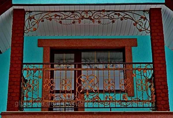 Балконное ограждение с аркой, "Вьющийся виноград" - фото 1 - id-p70149816