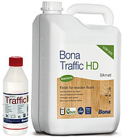 Водный двухкомпонентный полиуретановый лак для пола Bona Traffic HD (4.95 л.)