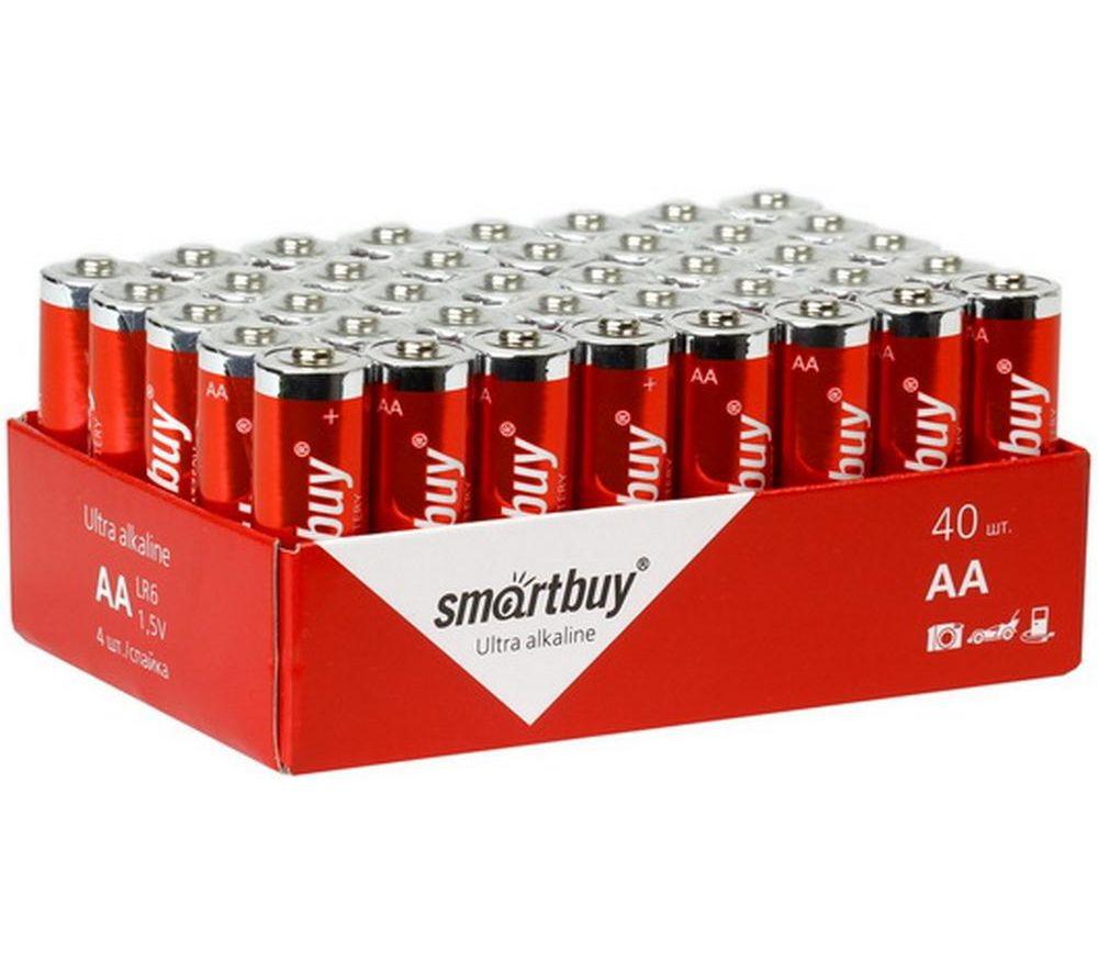 Smartbuy LR6/40 bulk (40/720) Батарейка алкалиновая
