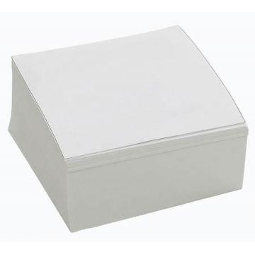 Бумажный блок 8,5х8,5х4,5, офсет, белый (цена с НДС)