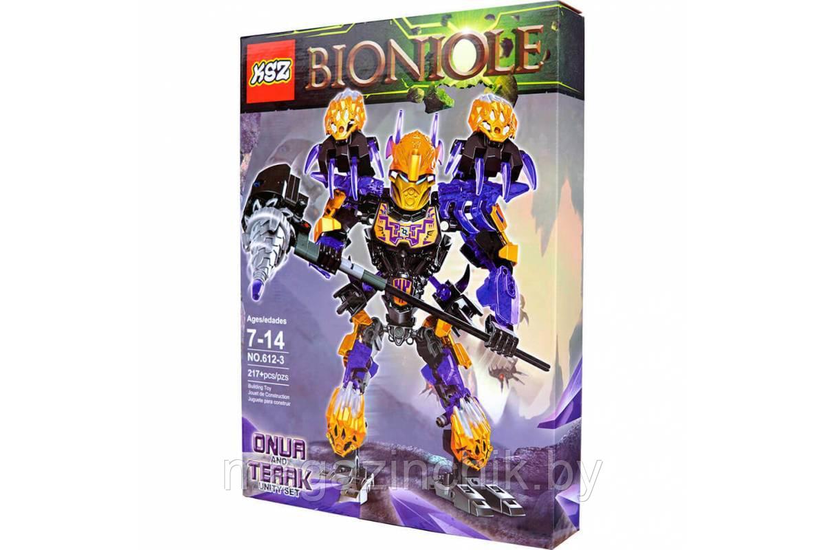 Конструктор Bionicle Онуа и Терак - Объединение Земли 612-3, аналог Лего (LEGO) Бионикл 71309 - фото 1 - id-p70188883