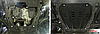 Защита картера + КПП + комплект крепежа, RIVAL, Сталь, Nissan Qashqai 2015-, V - 1.2T; 2.0; сборка РФ/Nissan X, фото 2