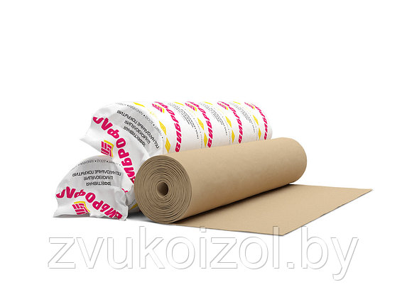 Виброфлор, тонкая подложка из полиэфирного волокна под чистовое покрытие(15м х 1м х 4мм) 15м2, фото 2