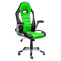 Кресло поворотное NEPTUN, ECO (черный+белый+зеленый)
