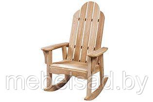 Кресло-качалка из лиственницы К10 - фото 1 - id-p70196680