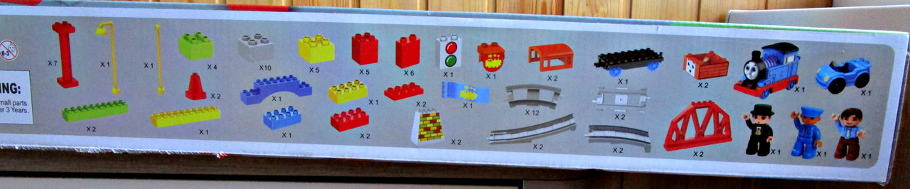 Паровозик Томас и друзья 8288D железная дорога конструктор 85 дет, аналог Лего дупло, со светом и музыкой - фото 3 - id-p70216593