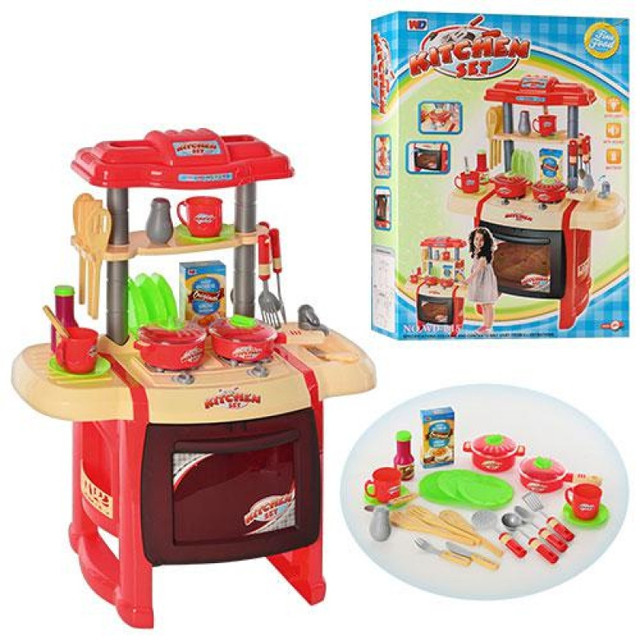 Детская кухня "Kitchen Set" WD-B15 со светом и звуком - фото 2 - id-p70220422