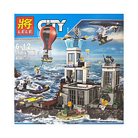 Конструктор Lele City 39016 Остров-тюрьма (аналог Lego City 60130) 830 деталей
