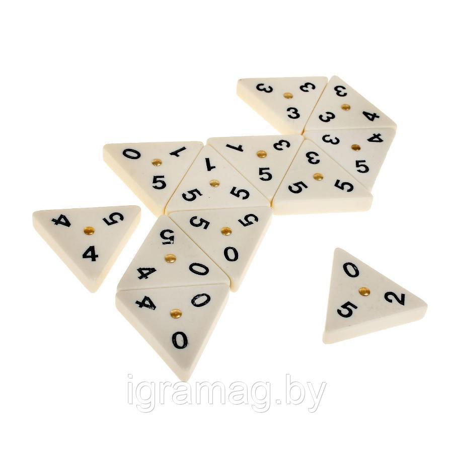 Настольная игра Бемби "Тримино" треугольное домино - фото 3 - id-p70234192