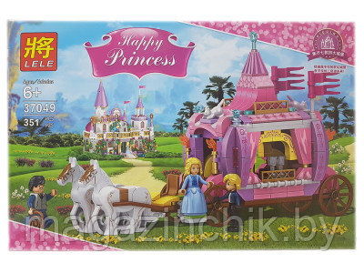 Конструктор Принцессы Карета Золушки, 351 дет., аналог LEGO Disney Princess - фото 1 - id-p70234253