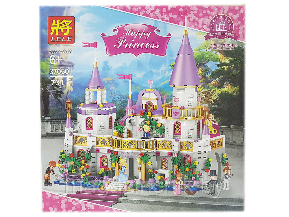 Конструктор Disney Princess Замок Золушки 37050, 751 дет, аналог LEGO Disney Princess - фото 2 - id-p70234289