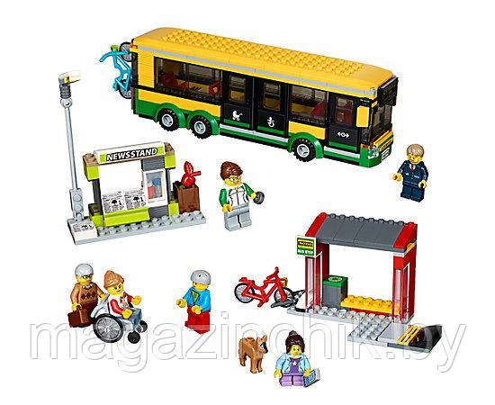 Конструктор Автобусная остановка, 19079 аналог LEGO City (Лего Сити) 60154 - фото 6 - id-p70235213