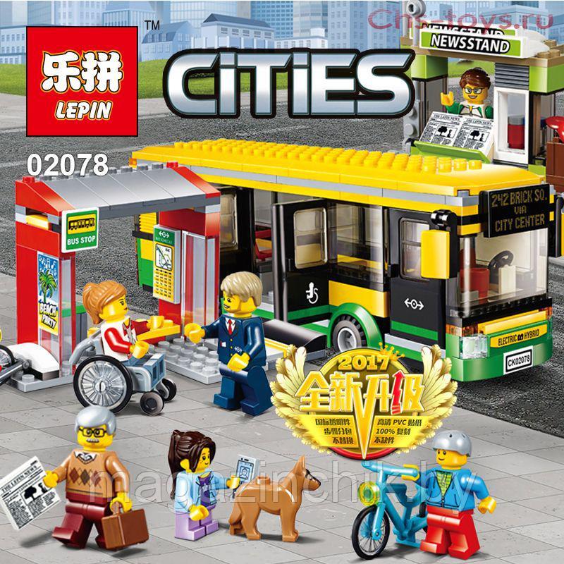 Конструктор Автобусная остановка, 19079 аналог LEGO City (Лего Сити) 60154 - фото 3 - id-p70235213