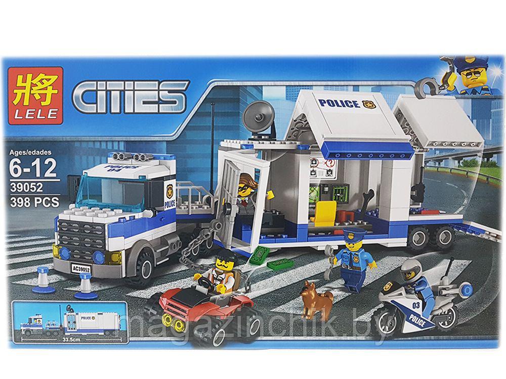 Конструктор 39052 Lele Мобильный командный центр, аналог LEGO City (Лего  Сити) 60139
