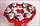 Букет-сердце из мягких игрушек, К0709, красный, фото 2