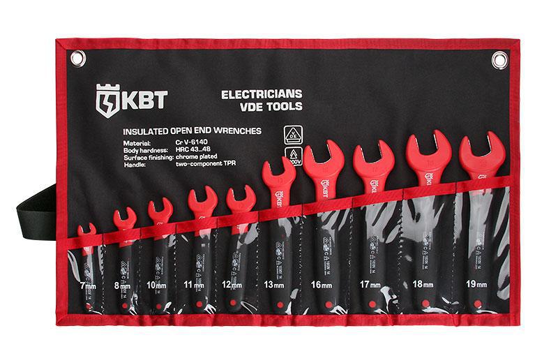 Набор диэлектр. однорожковых ключей 10 шт. НИИ-10 (КВТ)