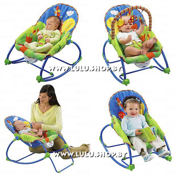 Шезлонг - кресло - качалка "Toddler Rocker 2в1" (Fisher-Price P3334)