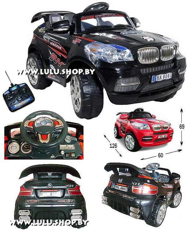 Электромобиль BMW X8 с Д/У (2 двигателя, 2 аккумулятора x6V) - фото 1 - id-p70280377