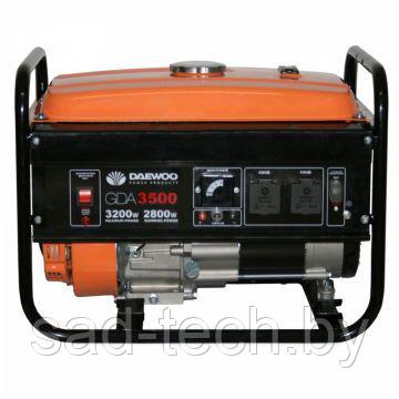 Бензогенератор DAEWOO GDA 3500E DFE (газовый), фото 2