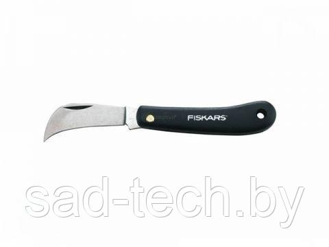 Нож садовый FISKARS изогнутый для прививок (125880)