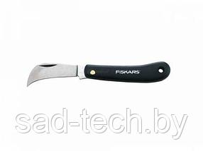 Нож садовый FISKARS изогнутый для прививок (125880)