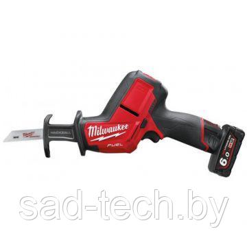 Акк. сабельная пила Milwaukee M12 CHZ-602X FUEL (Li-Ion6Ач)