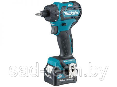 Аккум. шуруповерт MAKITA DF 032 DWME в чем. (10.8 В, 2 акк., 4.0 А/ч Li-Ion, 2 скор., 32 Нм, шурупы до 10 мм)