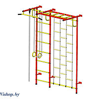 Детский спортивный комплекс Пионер-С4Л красно-желтый