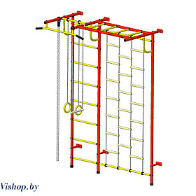 Детский спортивный комплекс Пионер-С4Л красно-желтый
