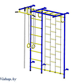 Детский спортивный комплекс Пионер-С4Л сине-желтый