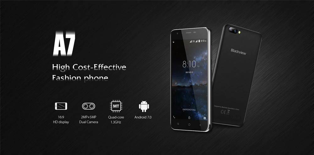 Смартфон Blackview A7 - фото 3 - id-p70385975