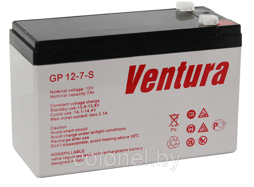 Аккумуляторная батарея Ventura GP-12-7 - фото 1 - id-p70415913