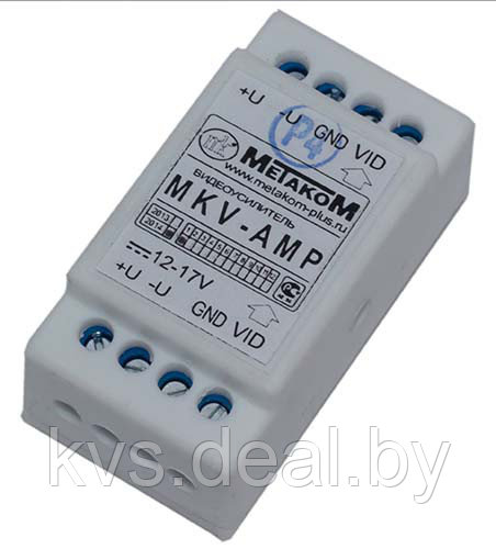 Видеоусилитель Метаком MKV-AMP DC12-17V, -1...6дБ - фото 1 - id-p70496495