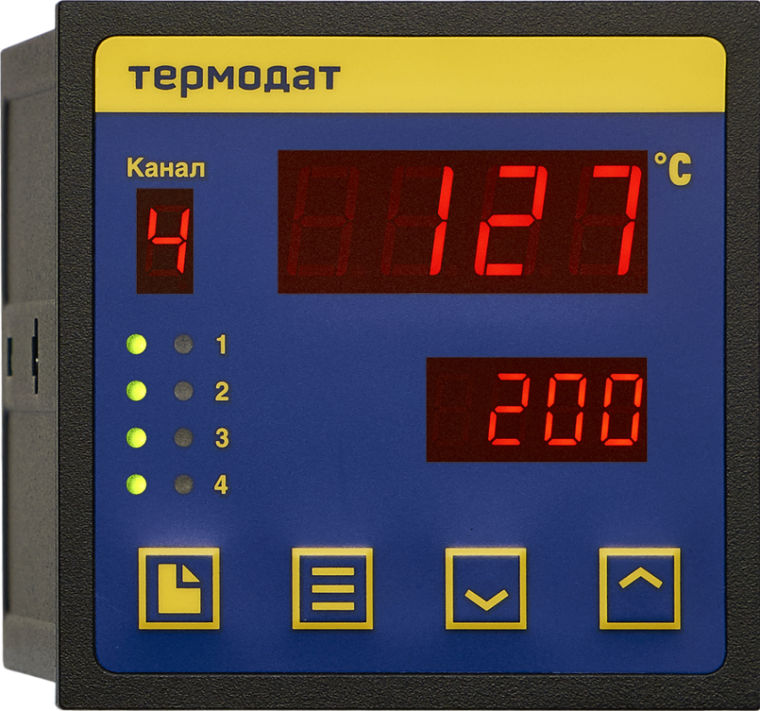 Термодат-13К5 - двух-, трех- или четырехканальный ПИД-регулятор