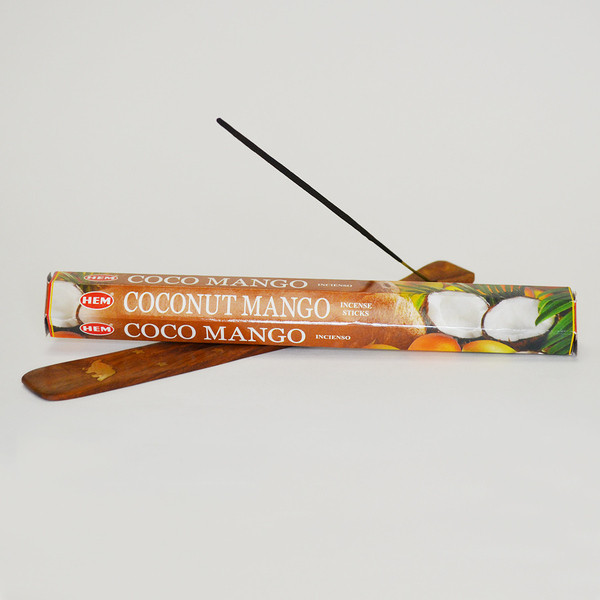 Благовония Кокос Манго "Hem" Coconut Mango, шестигранник, 20 шт