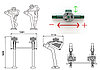 Тренажер для приседаний с весом (тренировки ног) с регулируемой нагрузкой, фото 2