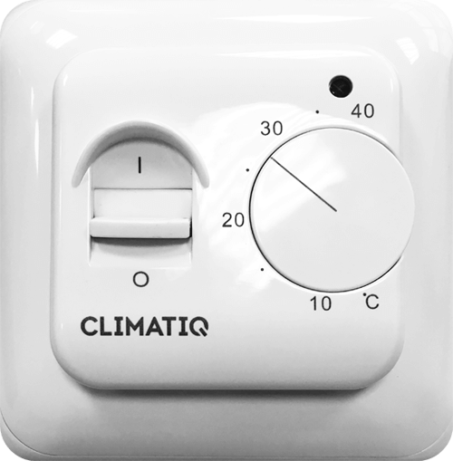 Терморегулятор теплого пола IQWatt Сlimatiq BT ,белый