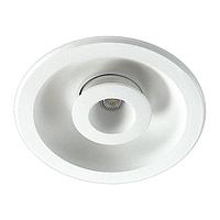 357350 NT17 023 белый Встраиваемый светодиодный светильник 3W+15LED 3W 85-265V GESSO