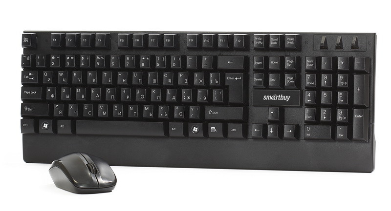Комплект беспроводной клавиатура+мышь Smartbuy ONE 113347AG черный - фото 2 - id-p70645699